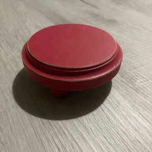 Mini Red Riser, Wood Stand, Farmhouse Stand, Home Decor